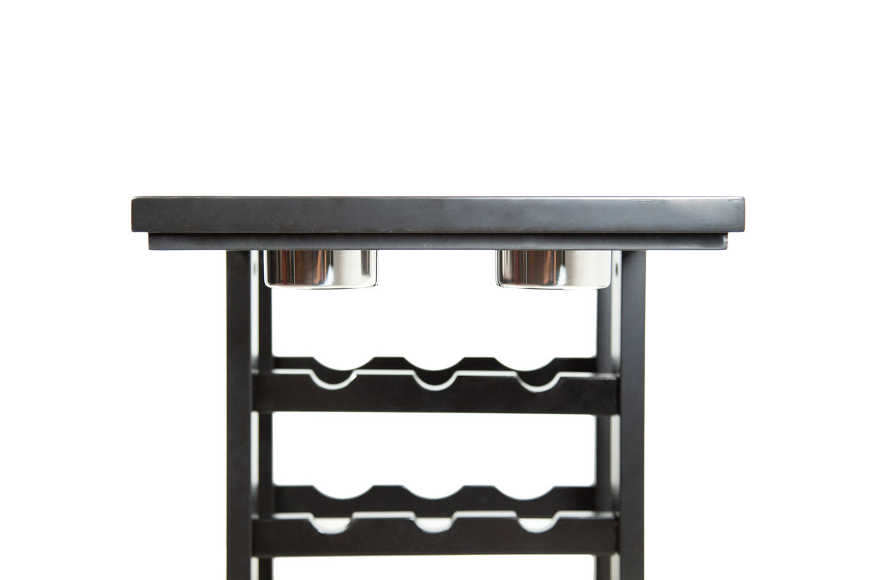 Beverage Cart In Black