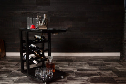 Beverage Cart In Black