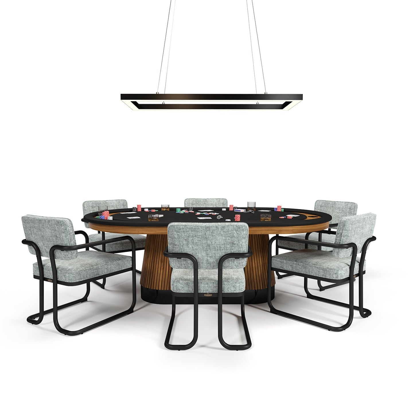 LEDGM-48 - 47" LED Rectangular Game Table Light Fixture