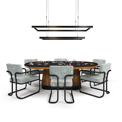 LEDGM-54 - 54" LED Double Rectangular Game Table Light Fixture