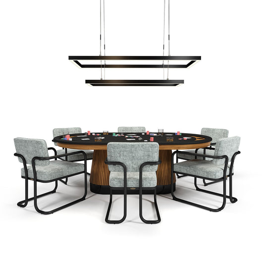 LEDGM-54 - 54" LED Double Rectangular Game Table Light Fixture