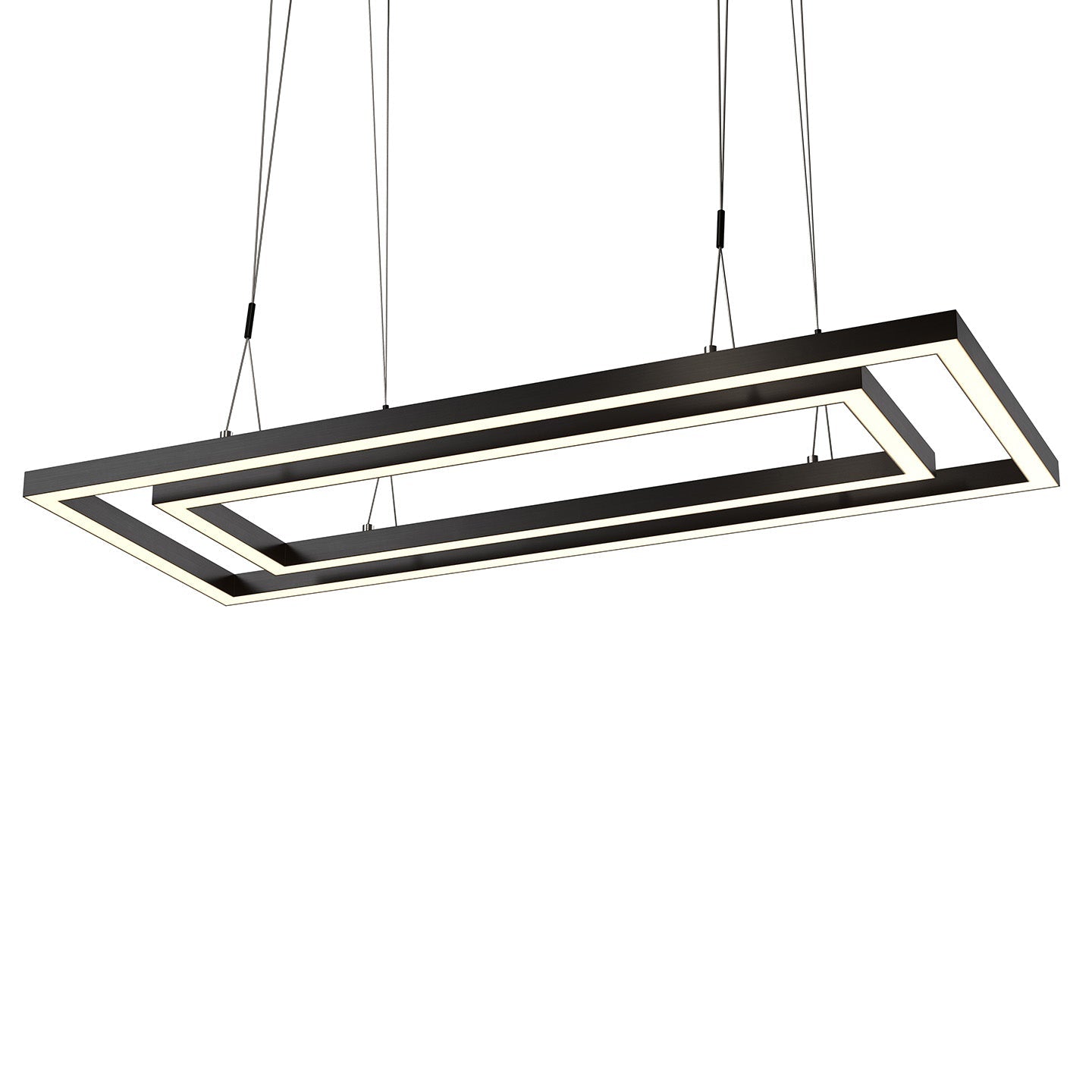 LEDGM-54 - 54" LED Double Rectangular Game Table Light Fixture