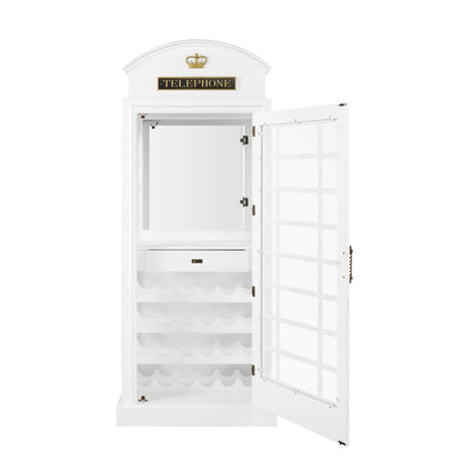 OEBRCB - English Phone Booth Bar Cabinet