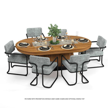 PRO84TXDIN - Dining Top for Prohibition Texas Hold'em Poker Table