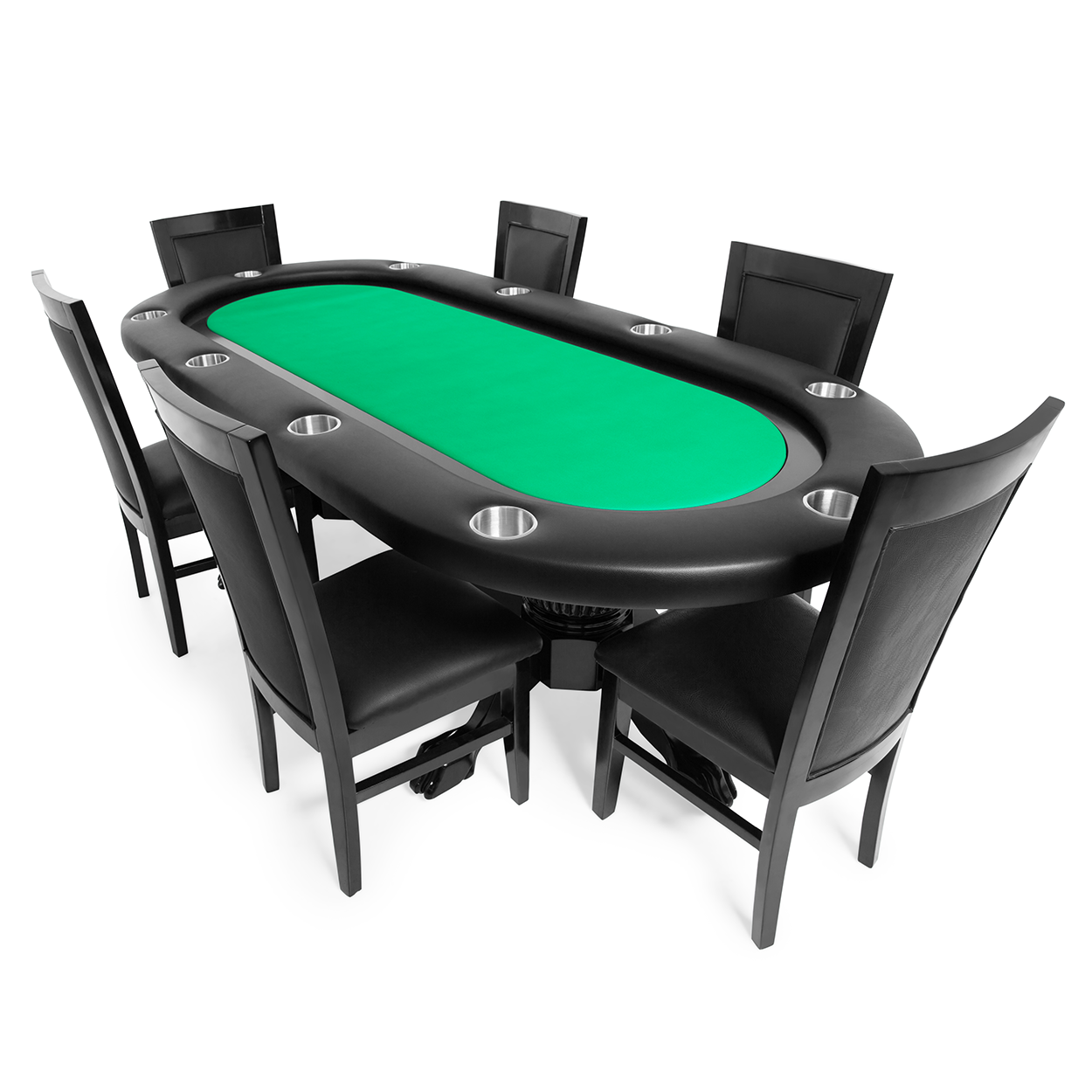 Elite Poker Table Onyx – Luxury Wood Poker Table
