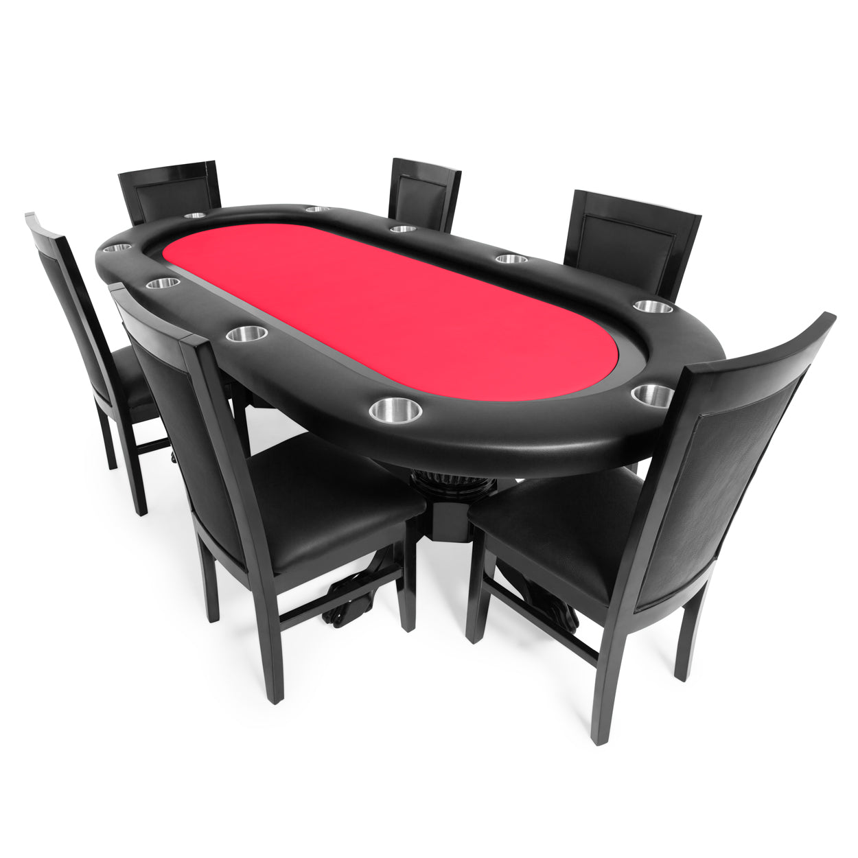 Elite Poker Table Onyx – Luxury Wood Poker Table