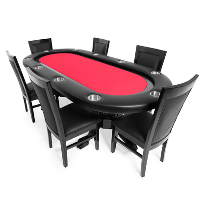 Elite Poker Table Onyx – Luxury Wood Poker Table