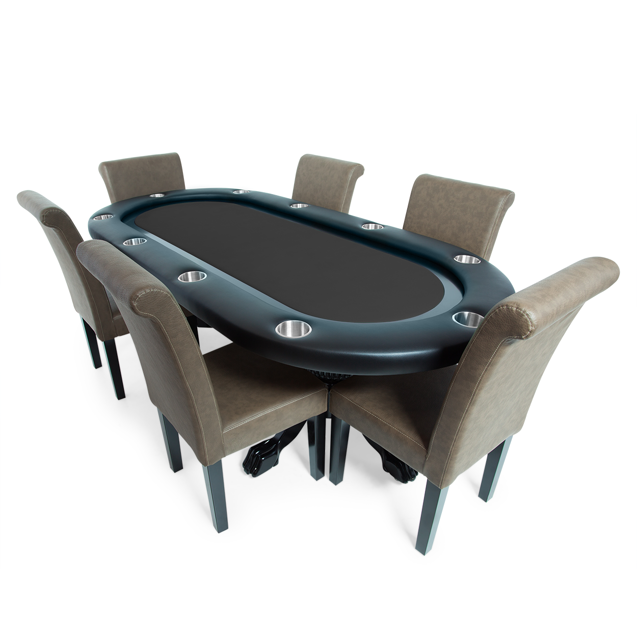 Elite Poker Table Onyx – Luxury Wood Poker Table
