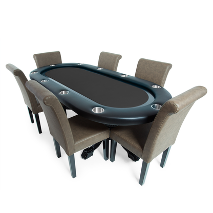 Elite Poker Table Onyx – Luxury Wood Poker Table