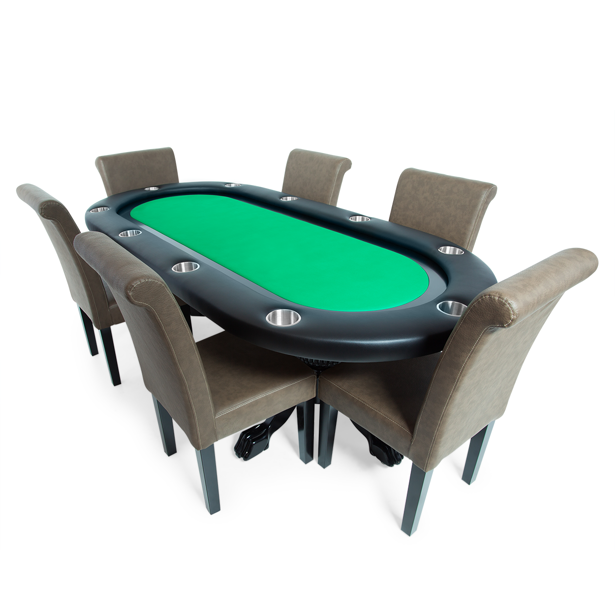 Elite Poker Table Onyx – Luxury Wood Poker Table