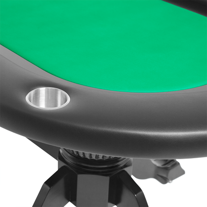 Elite Poker Table Onyx – Luxury Wood Poker Table