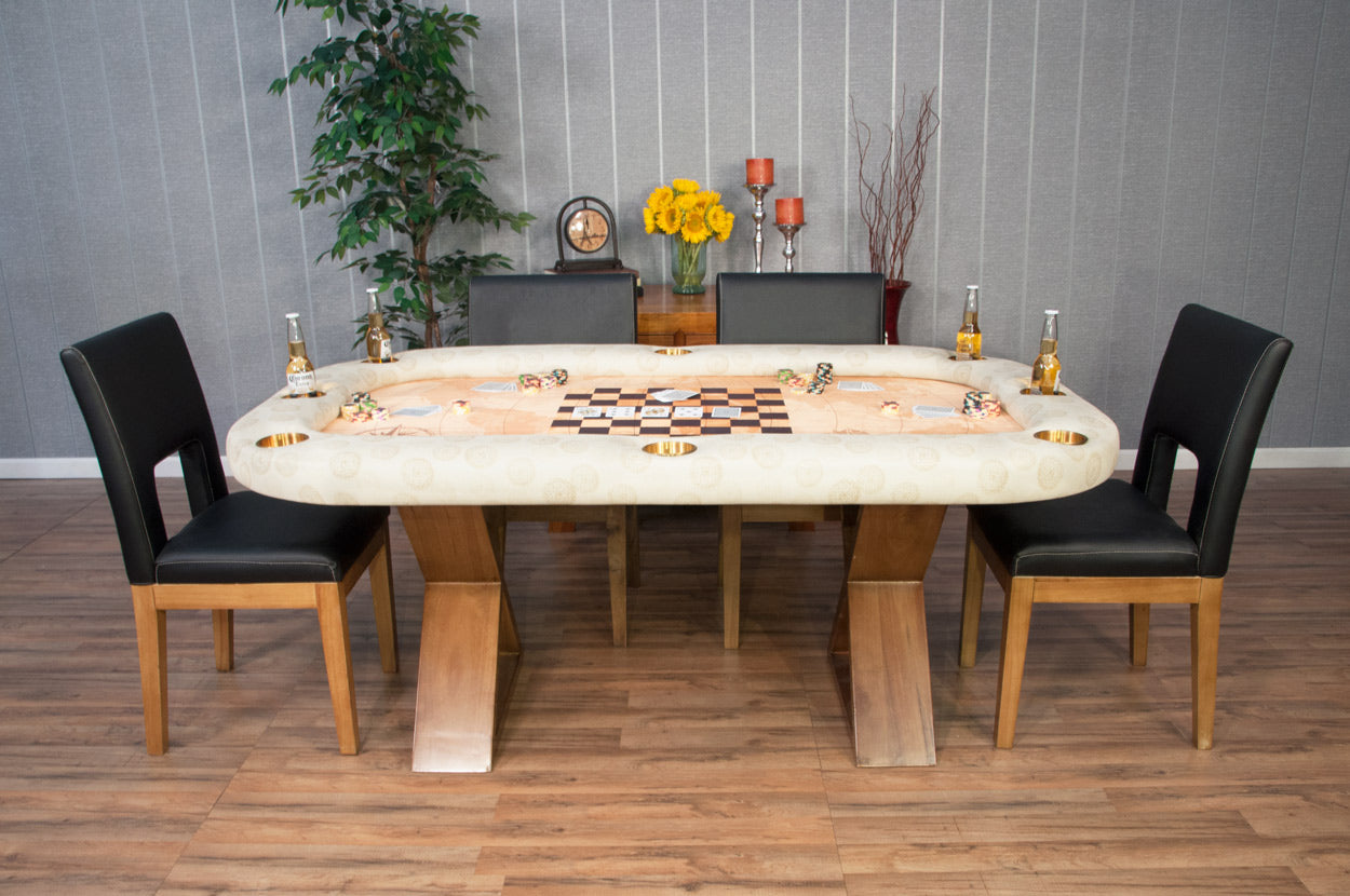 The Helmsley Poker Table With Matching Dining Top