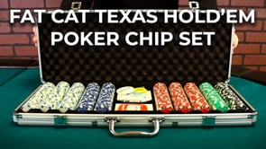 Fat Cat 500Ct Texas Hold'Em Poker Chip Set